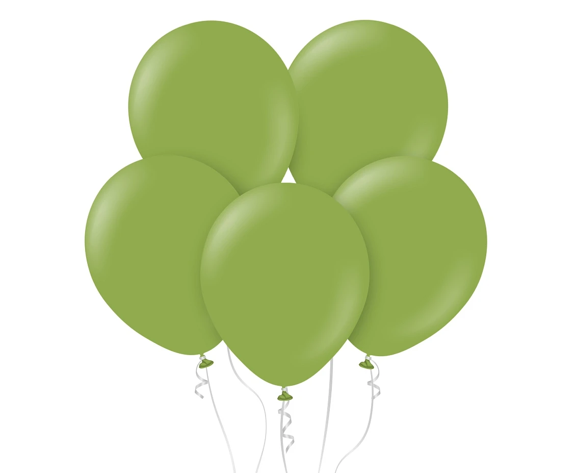 Balony Kalisan 18", standard matcha (Matcha Green), 25 szt.